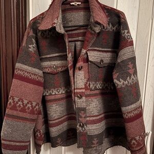 Patterned Utility Jacket